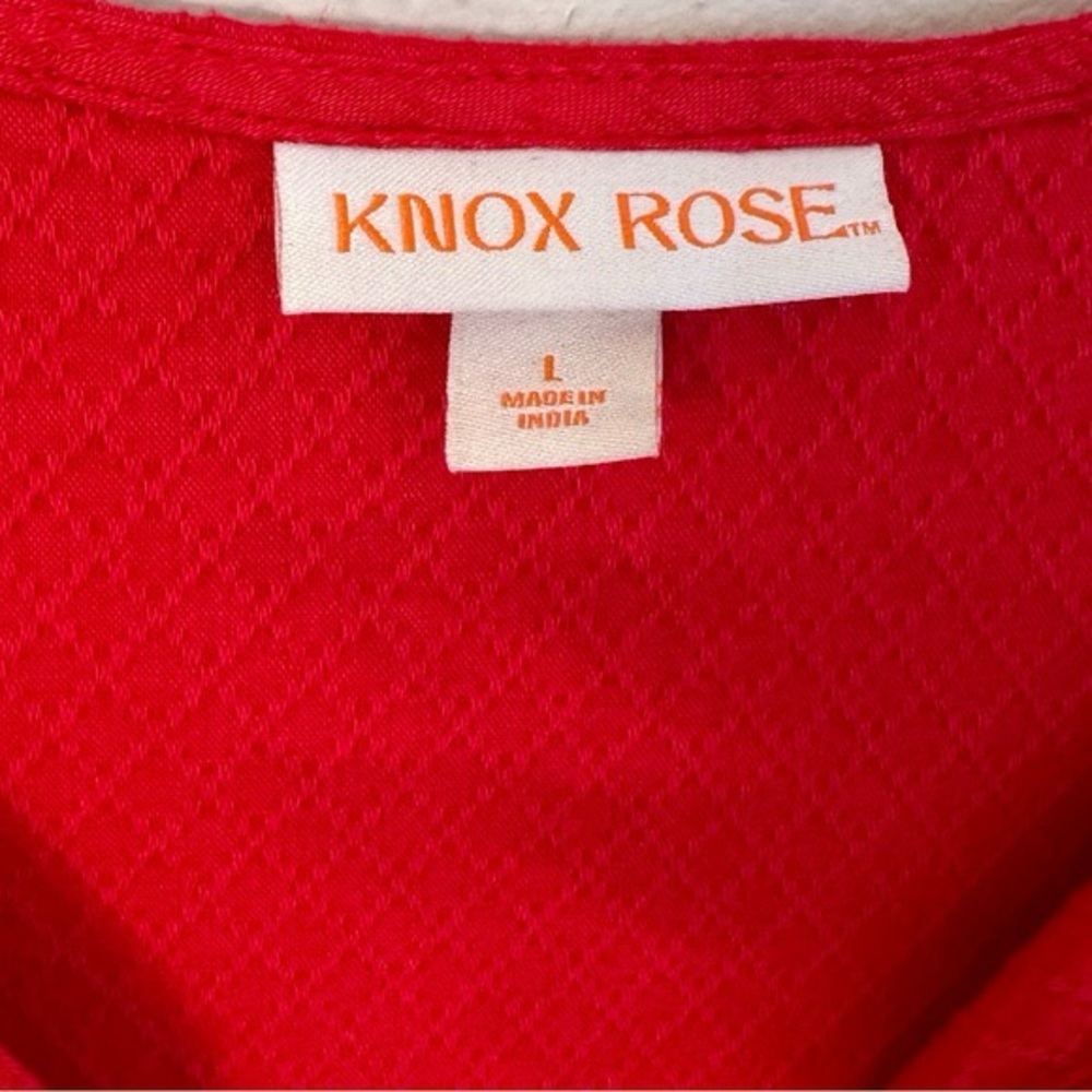 KNOX ROSE Red Ruffle Dress - Picture 6 of 11
